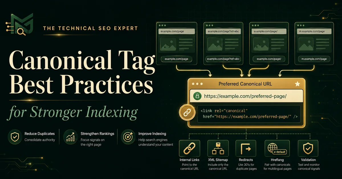 Canonical Tag Best Practices for Stronger Indexing