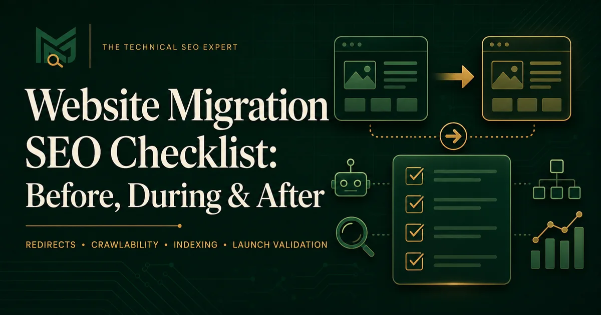 Website Migration SEO Checklist: Before, During & After