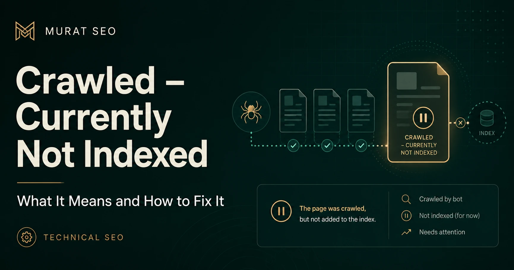 Crawled &ndash; Currently Not Indexed: What It Means and How to Fix It