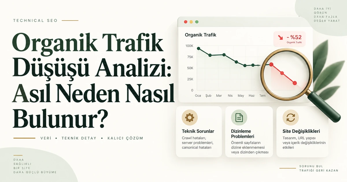 Organik Trafik Düşüşü Analizi