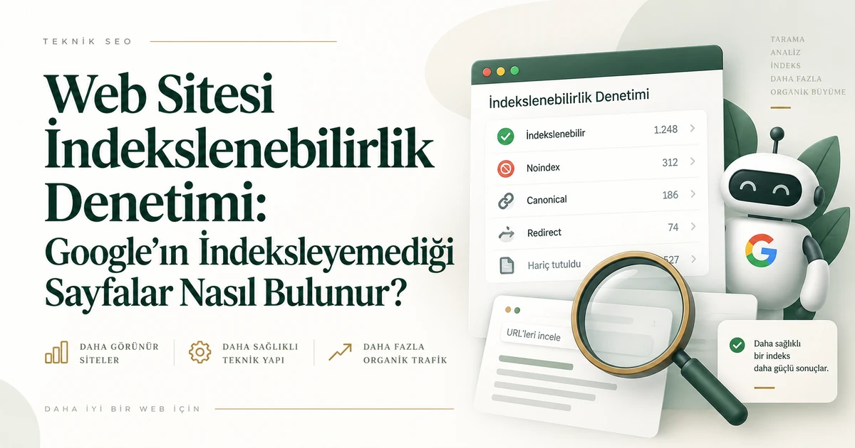 Web Sitesi İndekslenebilirlik Denetimi