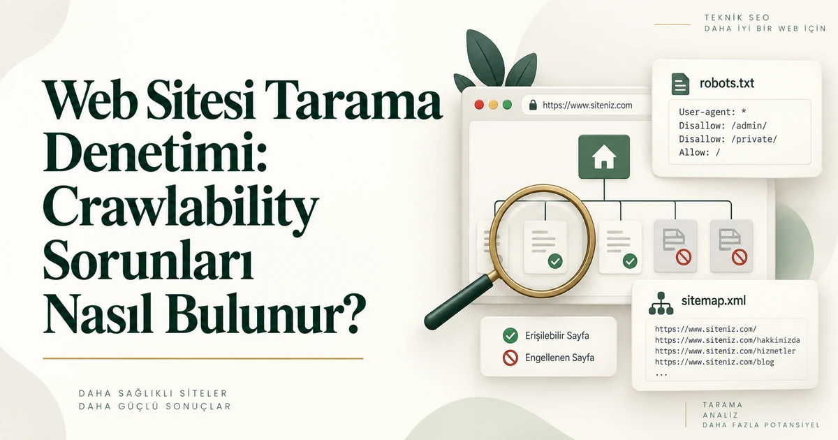Web Sitesi Tarama Denetimi