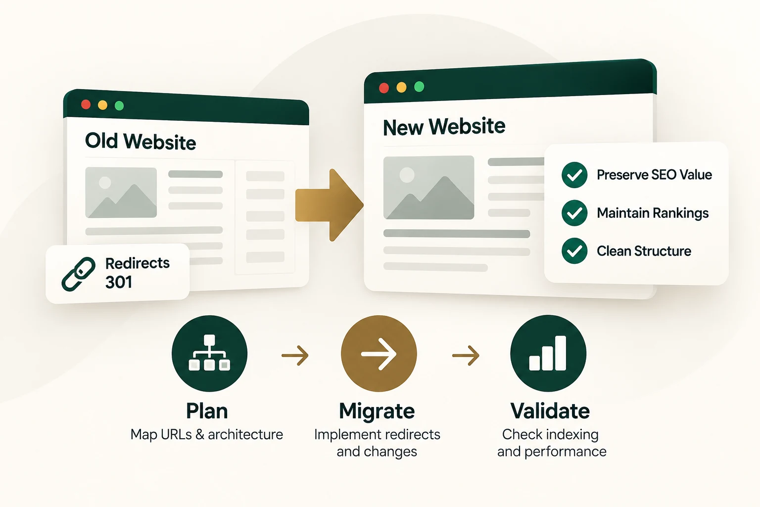 Website Migration SEO Services: Planning, Redirects & Validation